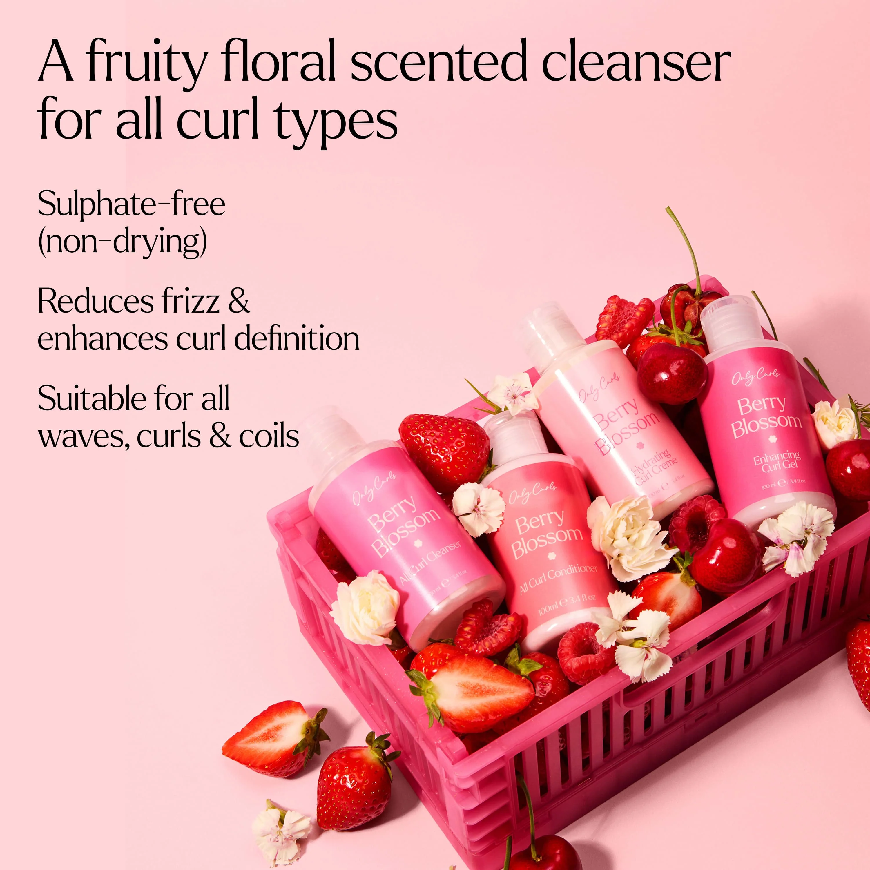 Only Curls Berry Blossom All Curl Cleanser - Image 3