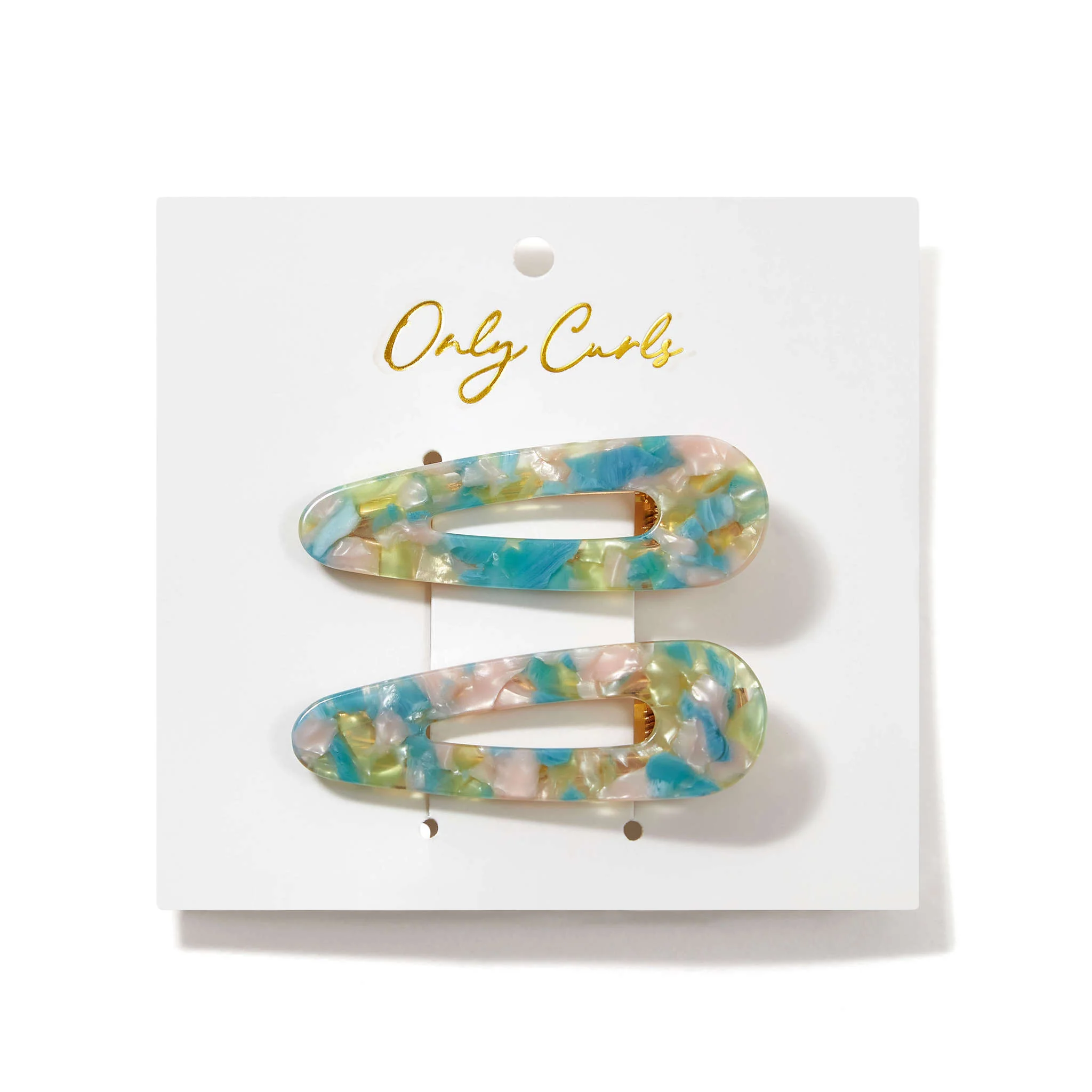 Only Curls Colour Splash Crocodile Hair Clips
