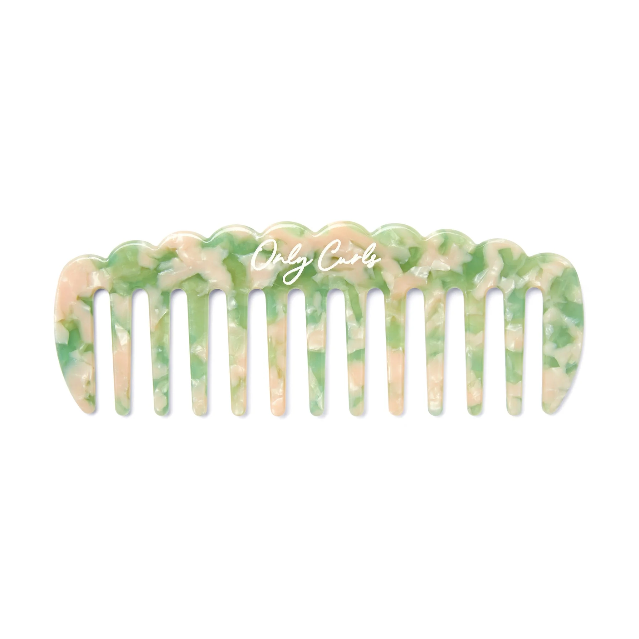 Only Curls Green Mermaid Comb