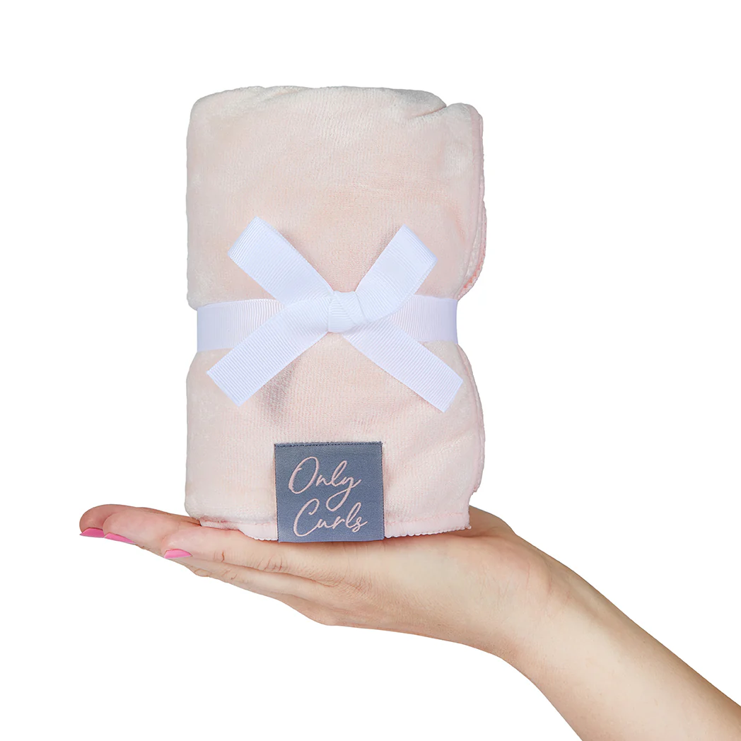 Only Curls Microfibre Hair Towel - Pink - Image 2