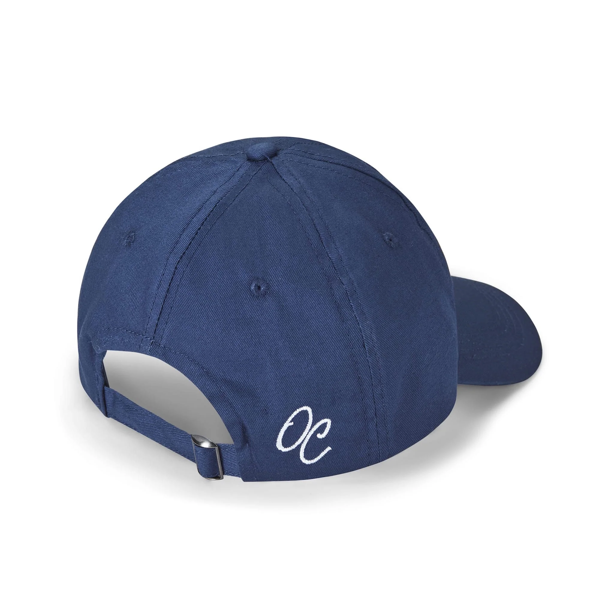 Only Curls Satin Lined Baseball Hat - Navy - Image 2
