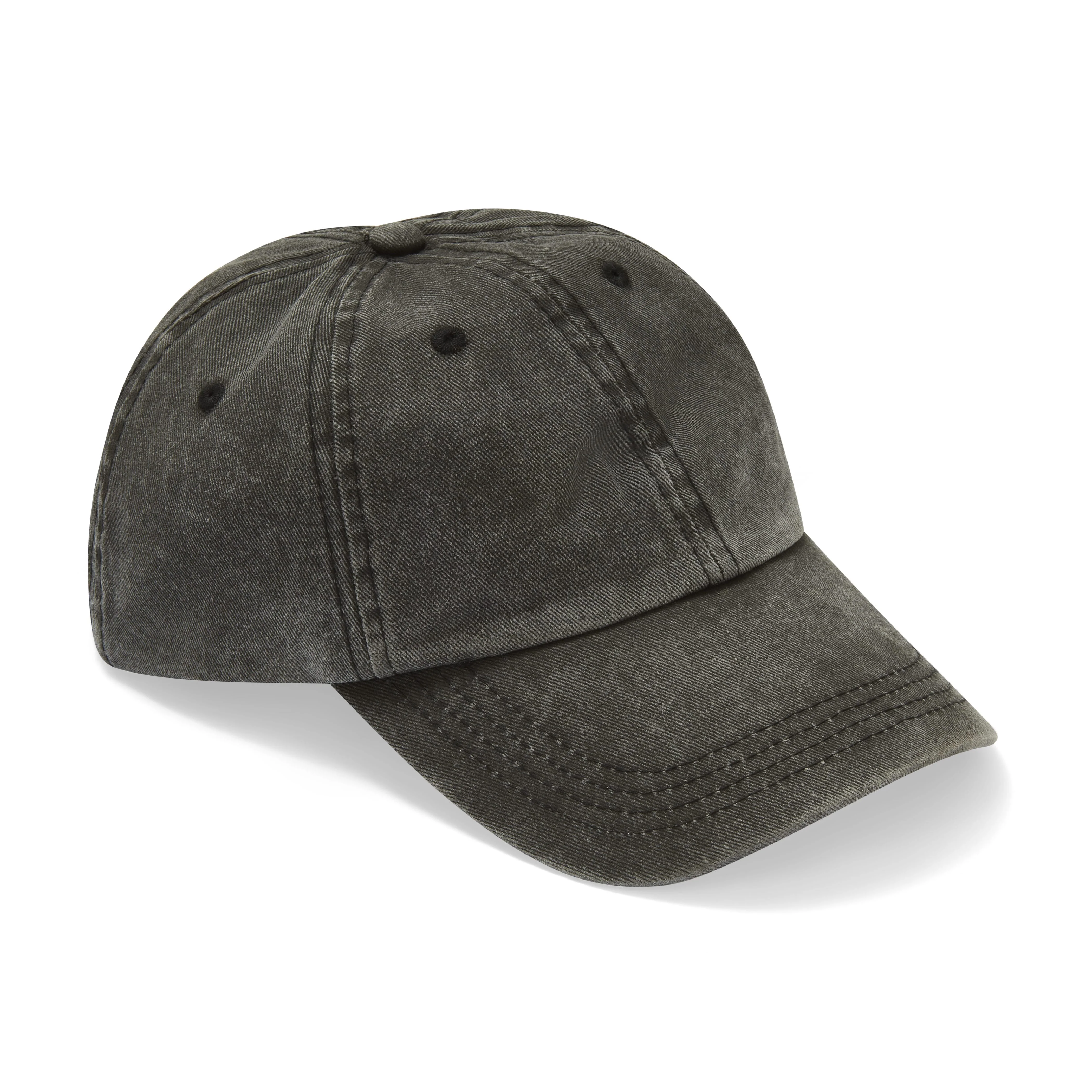 Only Curls Satin Lined Baseball Hat - Washed Grey