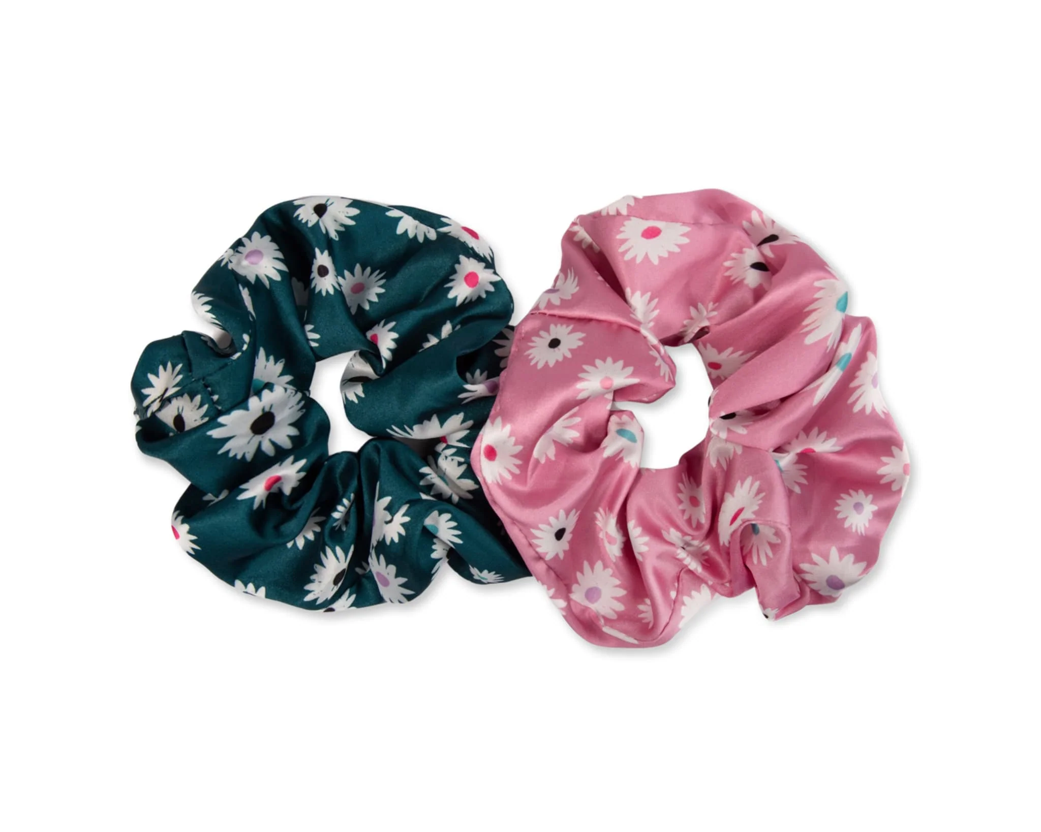 Only Curls Satin Scrunchies - Daisy Twin Pack - Image 2