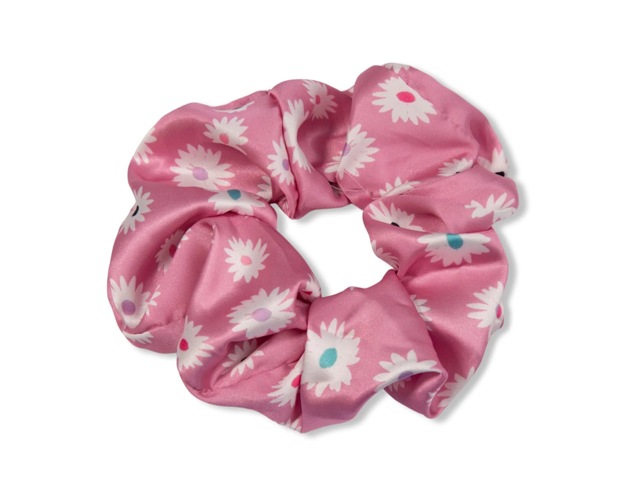 Only Curls Satin Scrunchies - Daisy Twin Pack - Image 3
