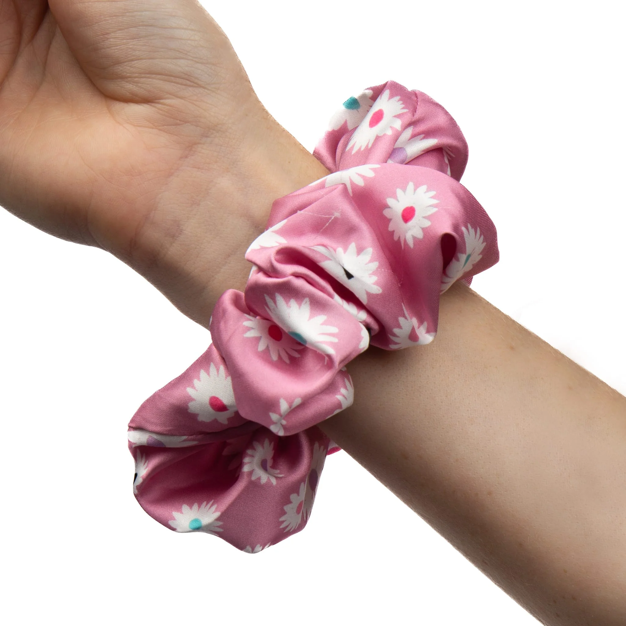 Only Curls Satin Scrunchies - Daisy Twin Pack - Image 6
