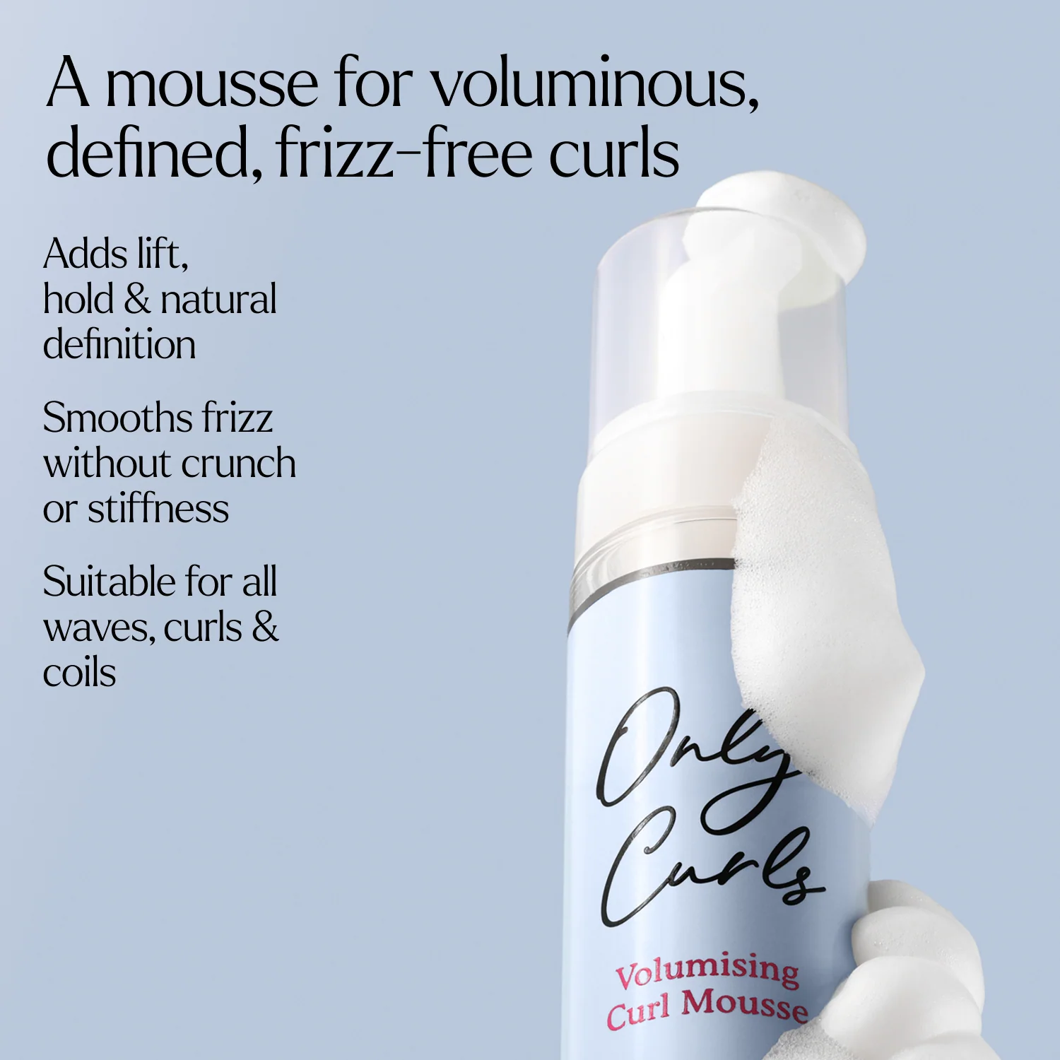 Only Curls Volumising Curl Mousse - Image 3