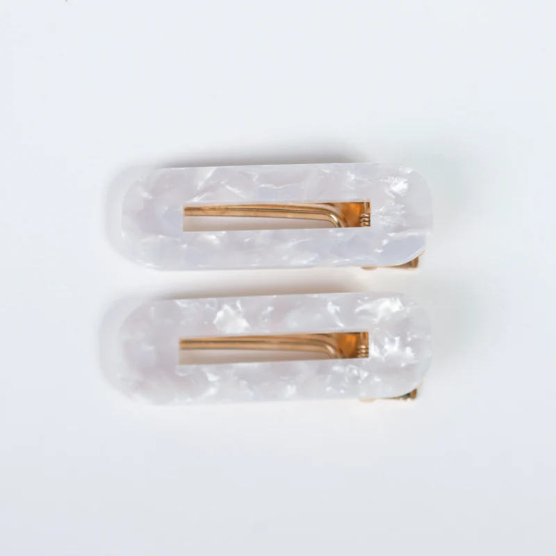 Only Curls Crocodile Hair Clips - White Shimmer - Image 5